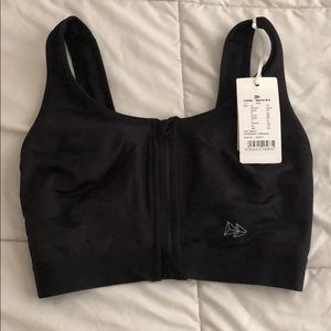 Yvette High Support Zip Front Sports Bra